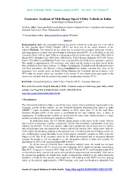 Customer Analysis of Mid-Range Sport Utility Vehicle in India Rahul Singh1and Shiny Raizada2*