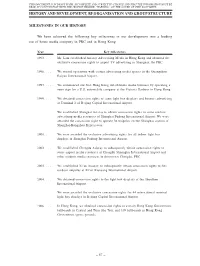 History and Development, Reorganisation