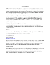 Jyotirmath Lineage Well, I Think I'm in a Better Position Than Just About Anyone to Summarize the Known Facts Concerning Swam