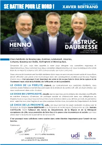 Se Battre Pour Le Nord ! Xavier Bertrand