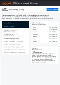 359 Bus Time Schedule & Line Route