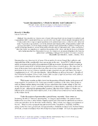 5.2 “Asante Queenmothers; a Study in Identity and Continuity”