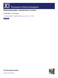Bisphosphonates: Mechanisms of Action