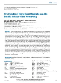 Five Decades of Hierarchical Modulation and Its Benefits in Relay-Aided Networking