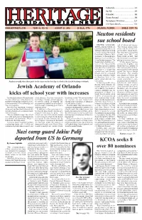 Jewish Academy of Orlando Kicks Off School Year with Increases Nazi