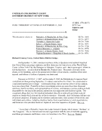 1 According to Plaintiffs, Osama Bin Laden Formed Al Qaeda, Which Means