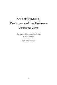 Destroyers of the Universe Christopher Ushko