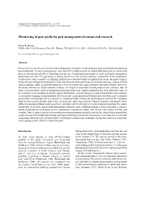 Monitoring of Pear Psylla for Pest Management Decisions and Research