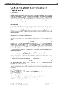 On Sampling from the Multivariate T Distribution by Marius Hofert
