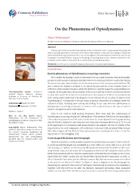 On the Phenomena of Optodynamics