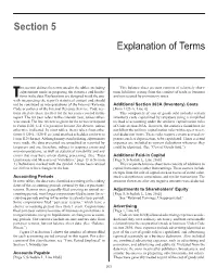 Section 5 Explanation of Terms