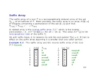Suffix Array