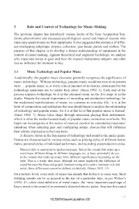 3 Role and Context of Technology for Music-Making