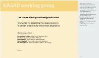 Strategies for Assessing the Responsiveness of Design Programs to the Context of Practice
