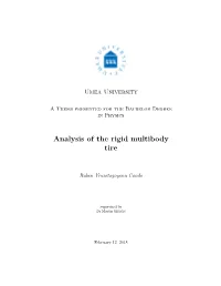 Analysis of the Rigid Multibody Tire