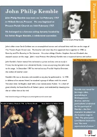 John Philip Kemble