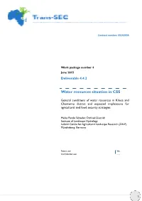 Wami Water Resources Report