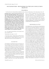 Botulinum Toxin – Mechanisms of Action and Clinical Use in Spasticity