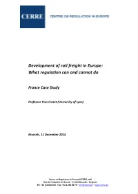 Development of Rail Freight in Europe: What Regulation Can and Cannot Do