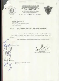 Office of the Commandant Shaiieed Benazir