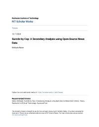 Suicide by Cop: a Secondary Analysis Using Open-Source News Data