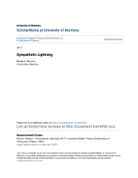 Sympathetic Lightning