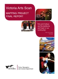 Victoria Arts Scan Mapping Project Final Report