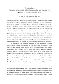 1 'So Far from Home': Tracing the Endeavours of Three Froebel Trained