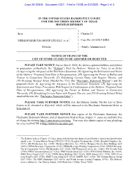 Case 20-32519 Document 1327 Filed in TXSB on 07/23/20 Page 1 of 4