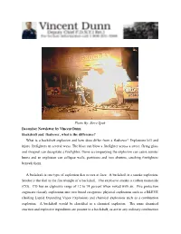 Steve Spak December Newsletter by Vincent Dunn Backdraft And