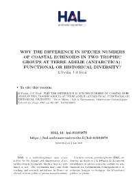 Why the Difference in Species Numbers of Coastal