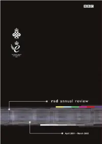 BBC R&D Annual Review 2001-2002