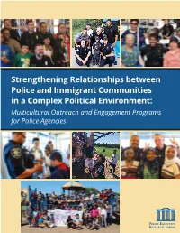 Strengthening Relationships Between Police and Immigrant Communities