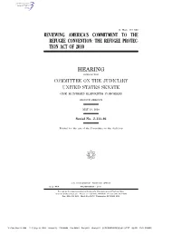 The Refugee Protec- Tion Act of 2010
