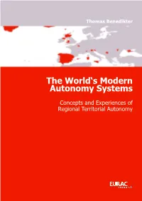 The World's Modern Autonomy Systems