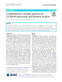 CUT&Runtools: a Flexible Pipeline for CUT&RUN Processing and Footprint Analysis