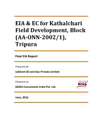 EIA & EC for Kathalchari Field Development, Block