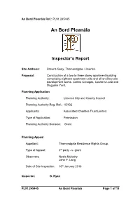 Inspectors Report