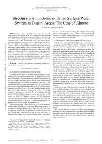 Structure and Functions of Urban Surface Water System in Coastal Areas: the Case of Almere Tao Zou, and Zhengnan Zhou