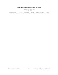 Chapter 560. Subdivision Control Act of 1967