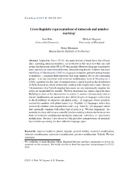 Cross-Linguistic Representations of Numerals and Number Marking∗