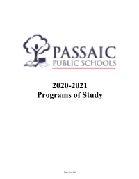 2020-2021 Programs of Study
