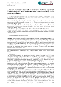 Additonal and Unusual Records of Bleu Crabs Portunus Segnis and Callinectes Sapidus from the Northeastern Tunisian Waters (Central Mediterranean Sea)