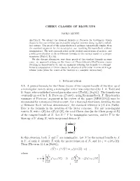 CHERN CLASSES of BLOW-UPS 1. Introduction 1.1. a General Formula