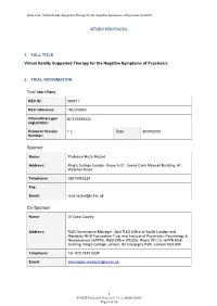 Documented Episode of Psychosis And/Or a Schizophrenia Spectrum Diagnosis According to Summary of Eligibility Criteria: DSM-5 and ICD-10 Criteria