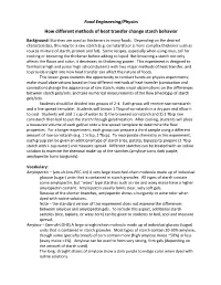Food Engineering/Physics How Different Methods of Heat Transfer Change Starch Behavior