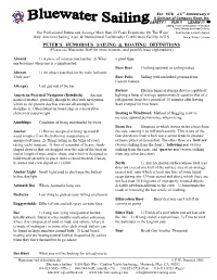 Peter's Humorous Sailing & Boating Definitions