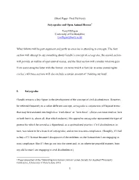 Satyagraha and Open Animal Rescue Tony Milligan University Of