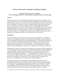 Software Education for Changing Computing Technology