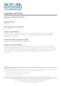 Este the Role of Background Music in the Visitors' Experience Holger .Pdf